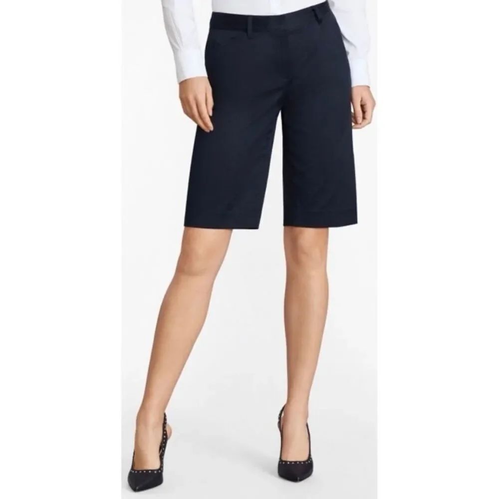 ✨Brooks Brothers 346 Stretch Chino Navy Bermuda Sz 14 Shorts✨